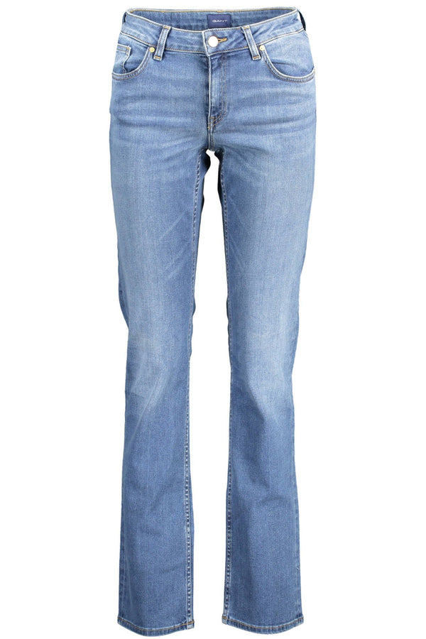 Gant Blue Cotton Women Jeans