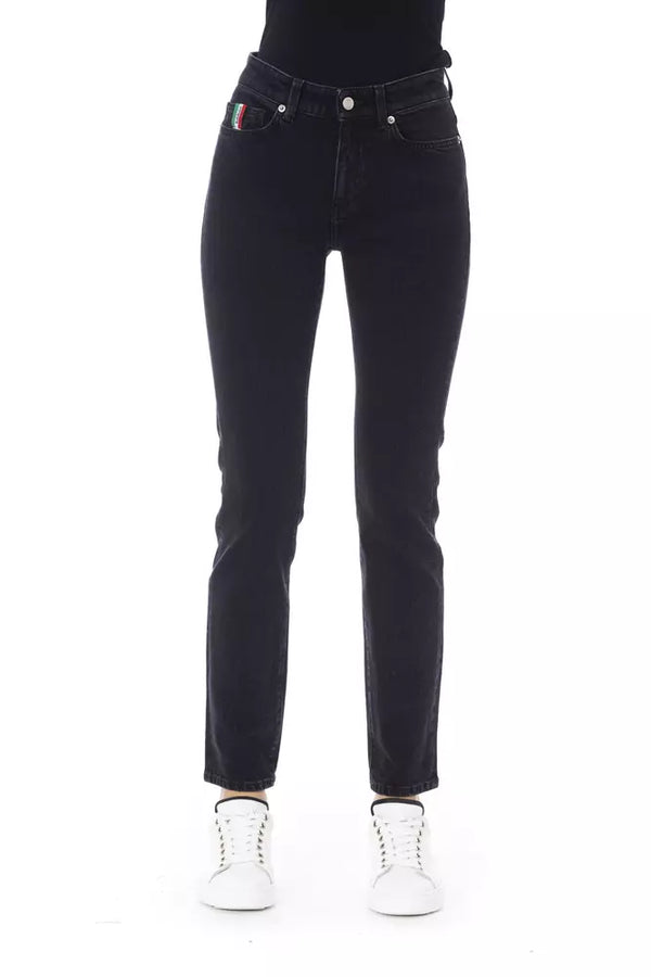 Baldinini Trend Black Cotton Women Jeans