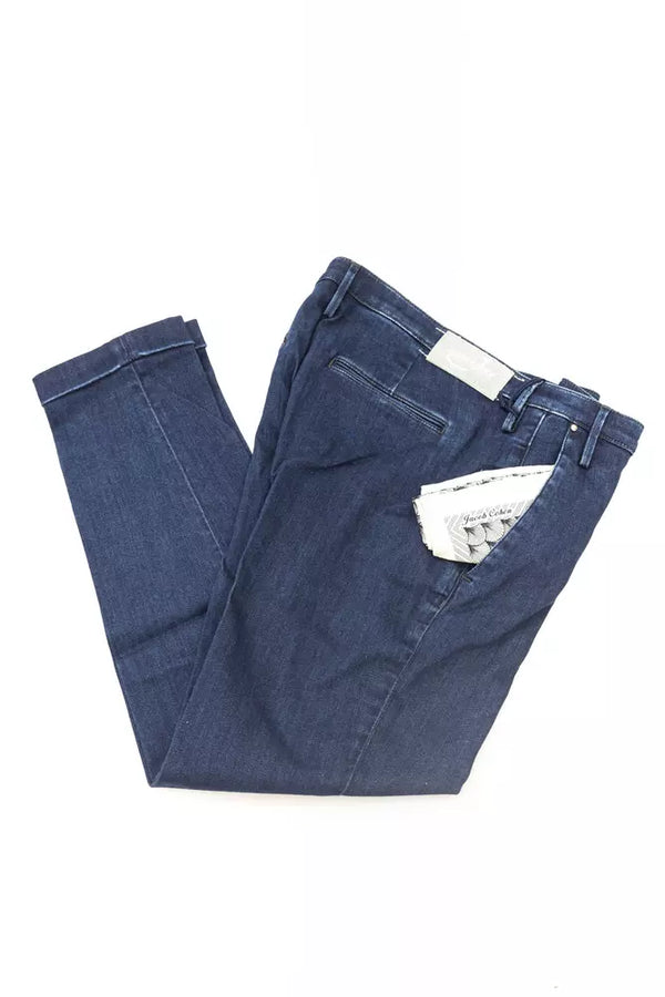 Jacob Cohen Blue Cotton Women Jeans