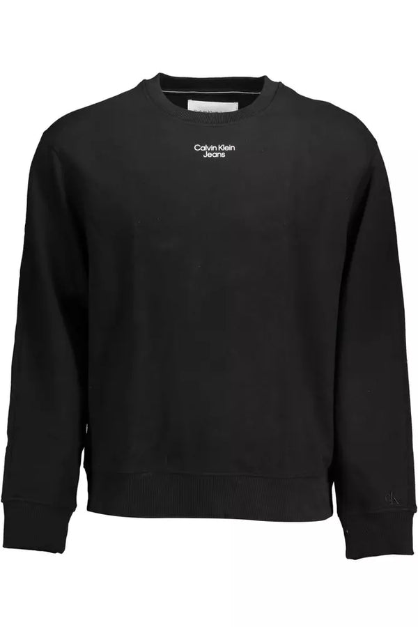 Calvin Klein Black Cotton Men Sweater