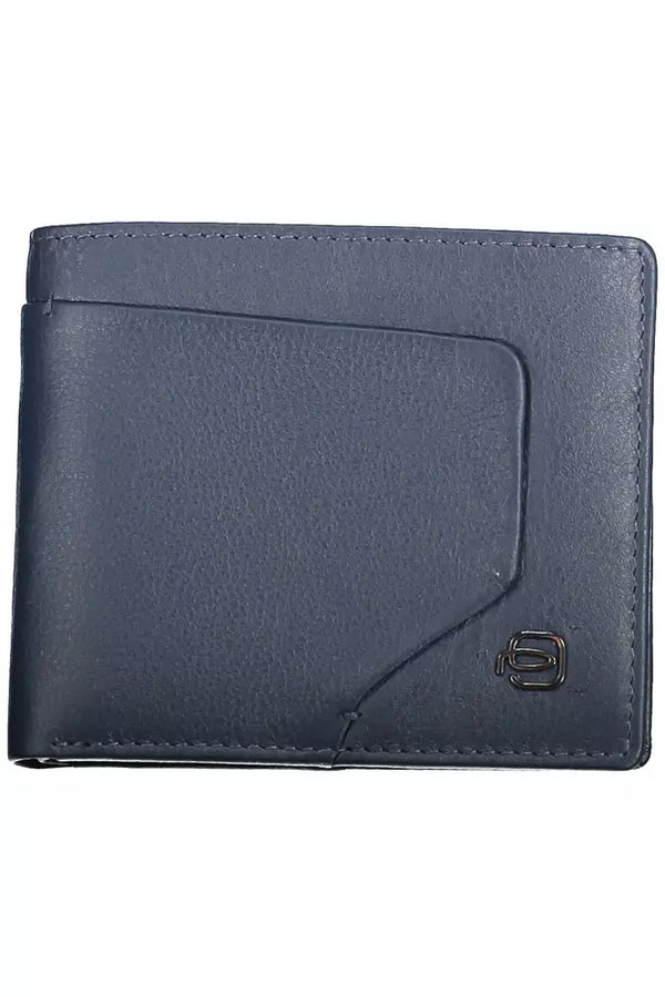 Piquadro Blue Leather Men Wallet