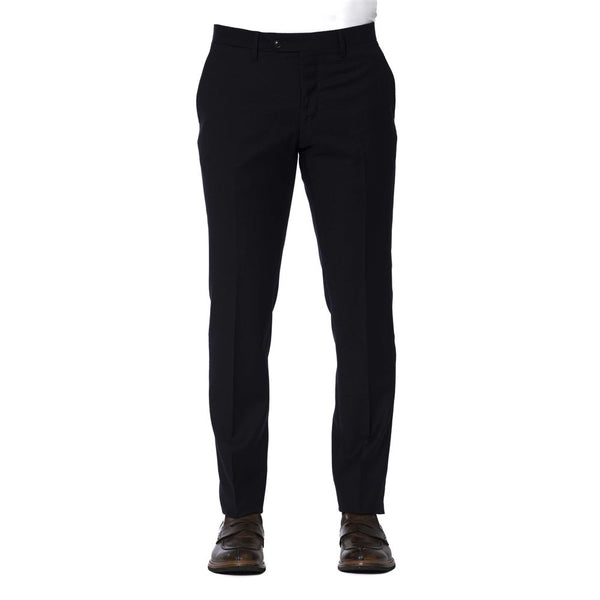 Trussardi Blue Wool Men Trousers