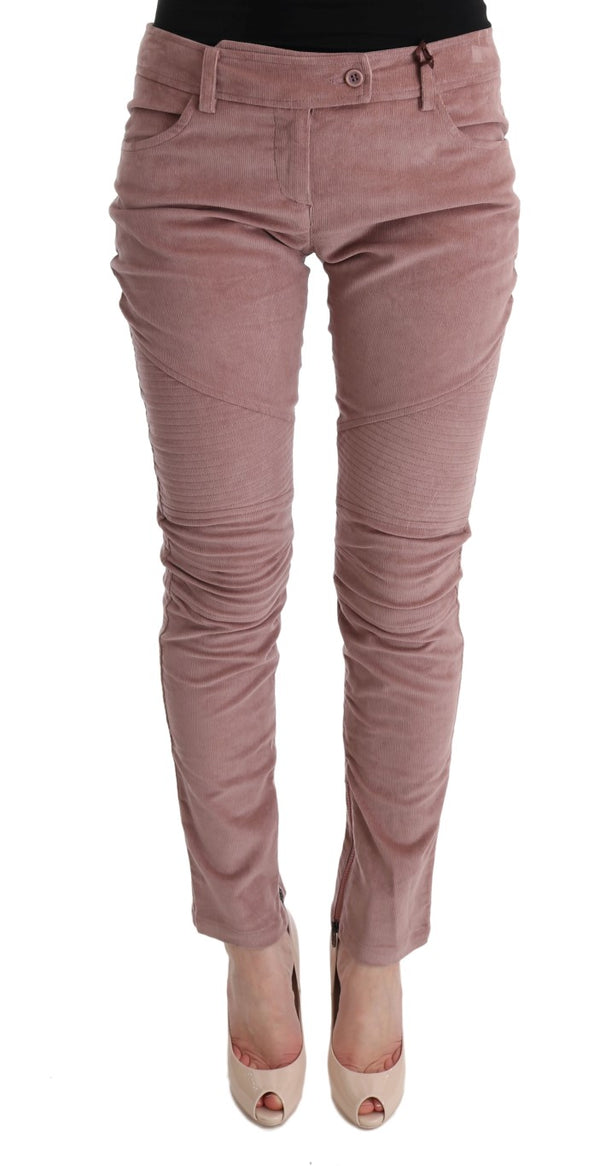 Ermanno Scervino Chic Pink Capri Cropped Trousers