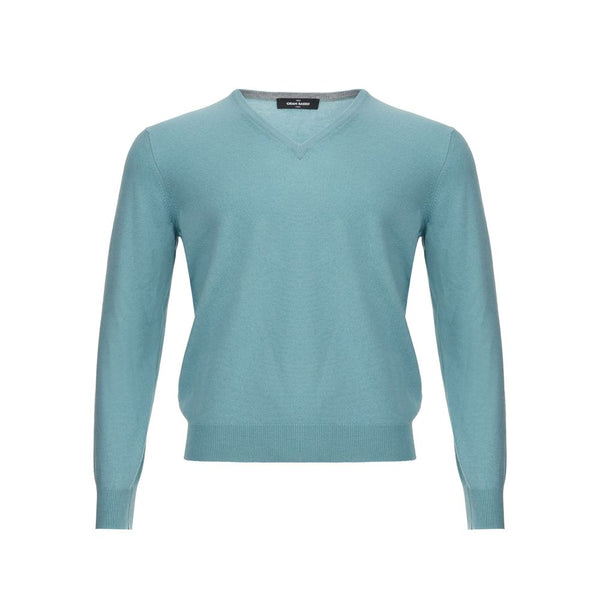 Gran Sasso Turquoise Cashmere Sweater Elegance