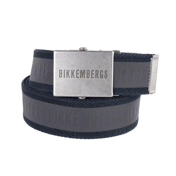 Bikkembergs Black Cotton Mens Belt