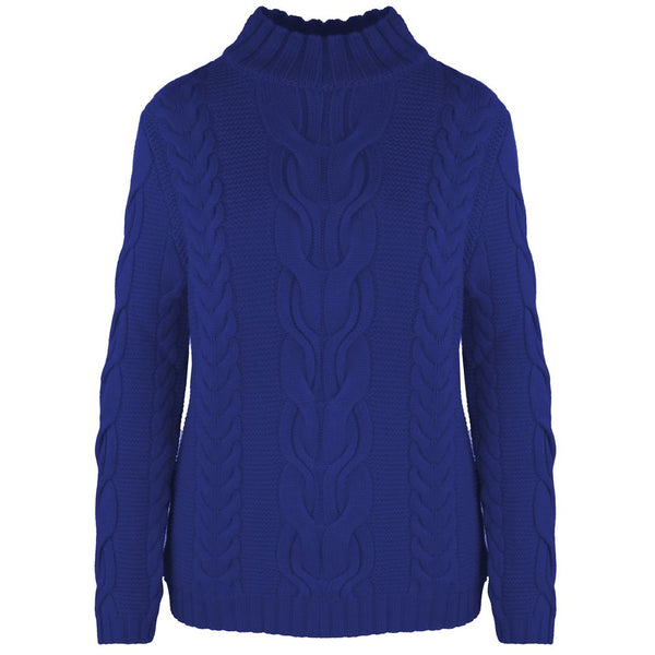 Malo Blue Wool Women Sweater