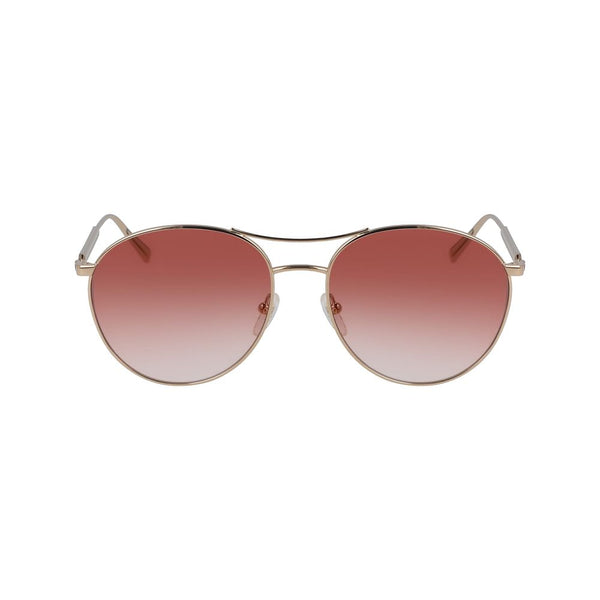 Longchamp Gold Metal Sunglasses