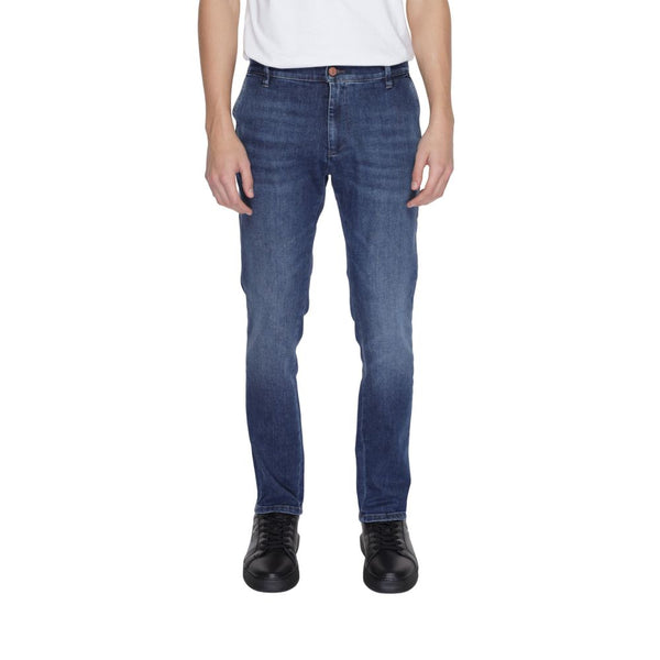 Jeckerson Blue Cotton Jeans & Pant