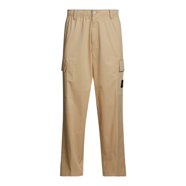 Calvin Klein Jeans Beige Cotton Rigenerato Jeans & Pant