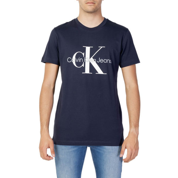 Calvin Klein Jeans Blue Cotton T-Shirt