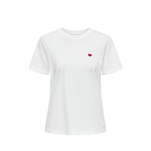 Jacqueline De Yong White Cotton Tops & T-Shirt