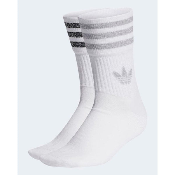 Adidas White Cotton Sock