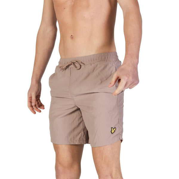 Lyle & Scott Gray Nylon Swimwear