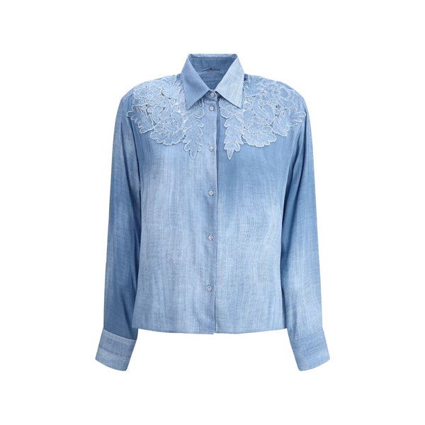 Ermanno Scervino Embroidered denim Shirt