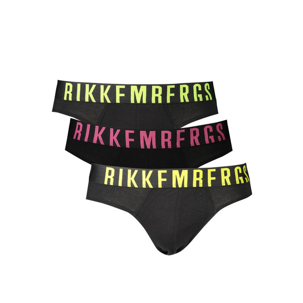 Bikkembergs Black Cotton Underwear